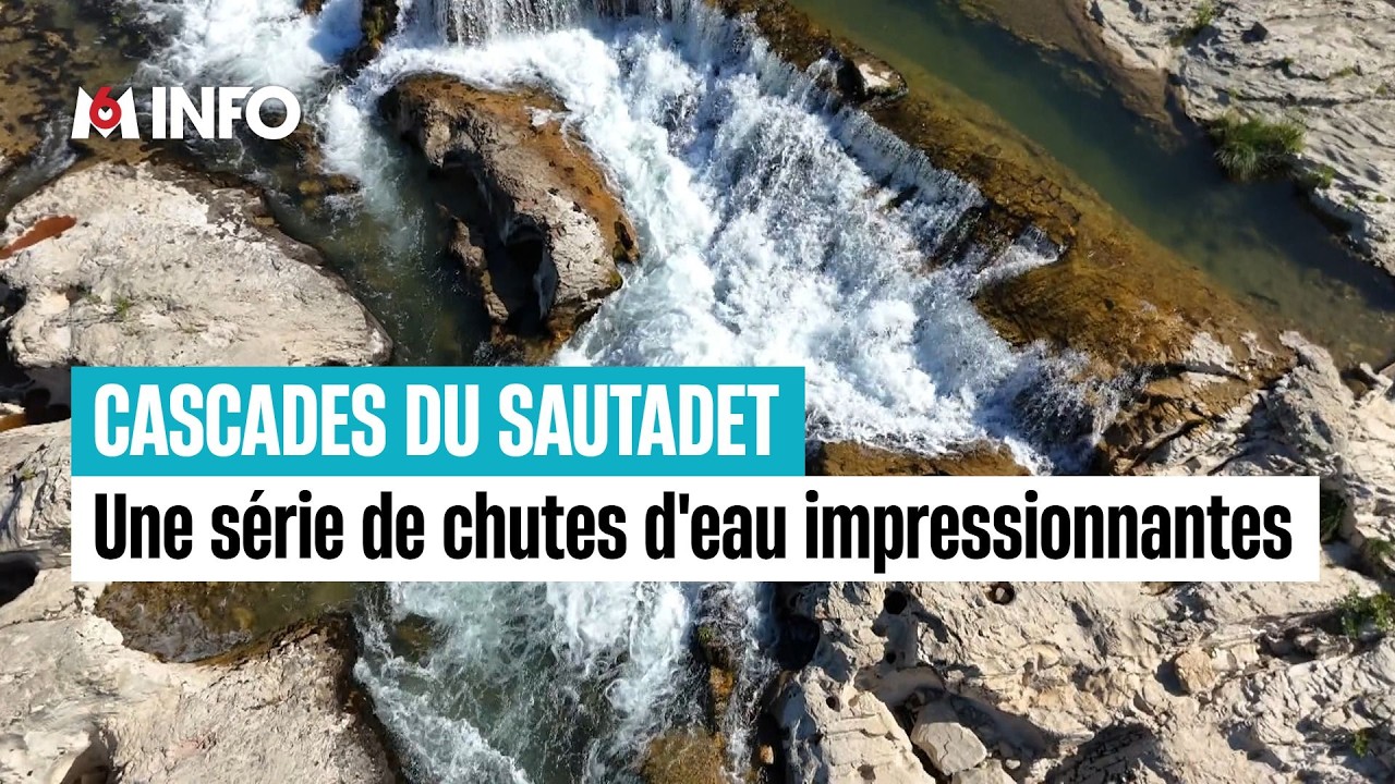 Les fascinantes cascades du Sautadet dans le Gard