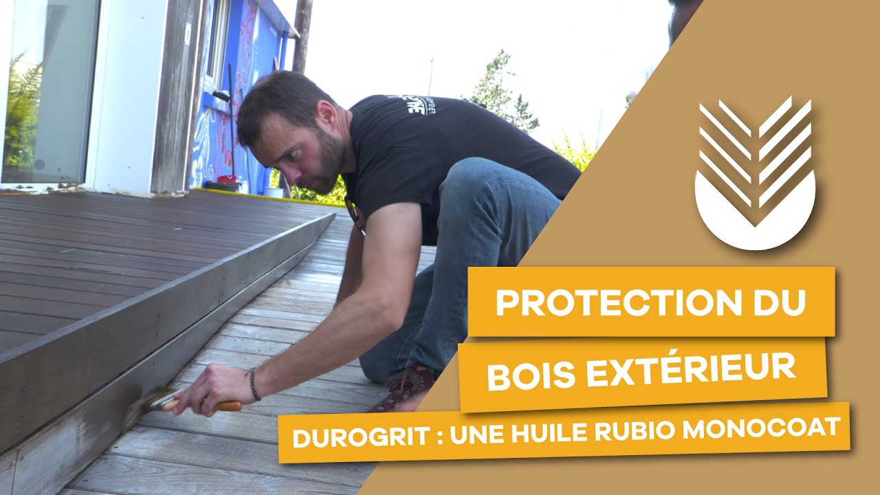 Protection du bois extérieur : le Durogrit de Rubio Monocoat