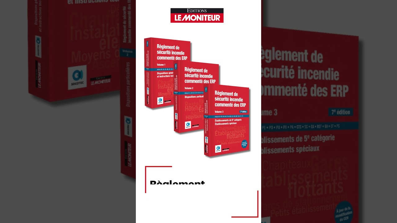 Règlement de sécurité incendie commenté des ERP