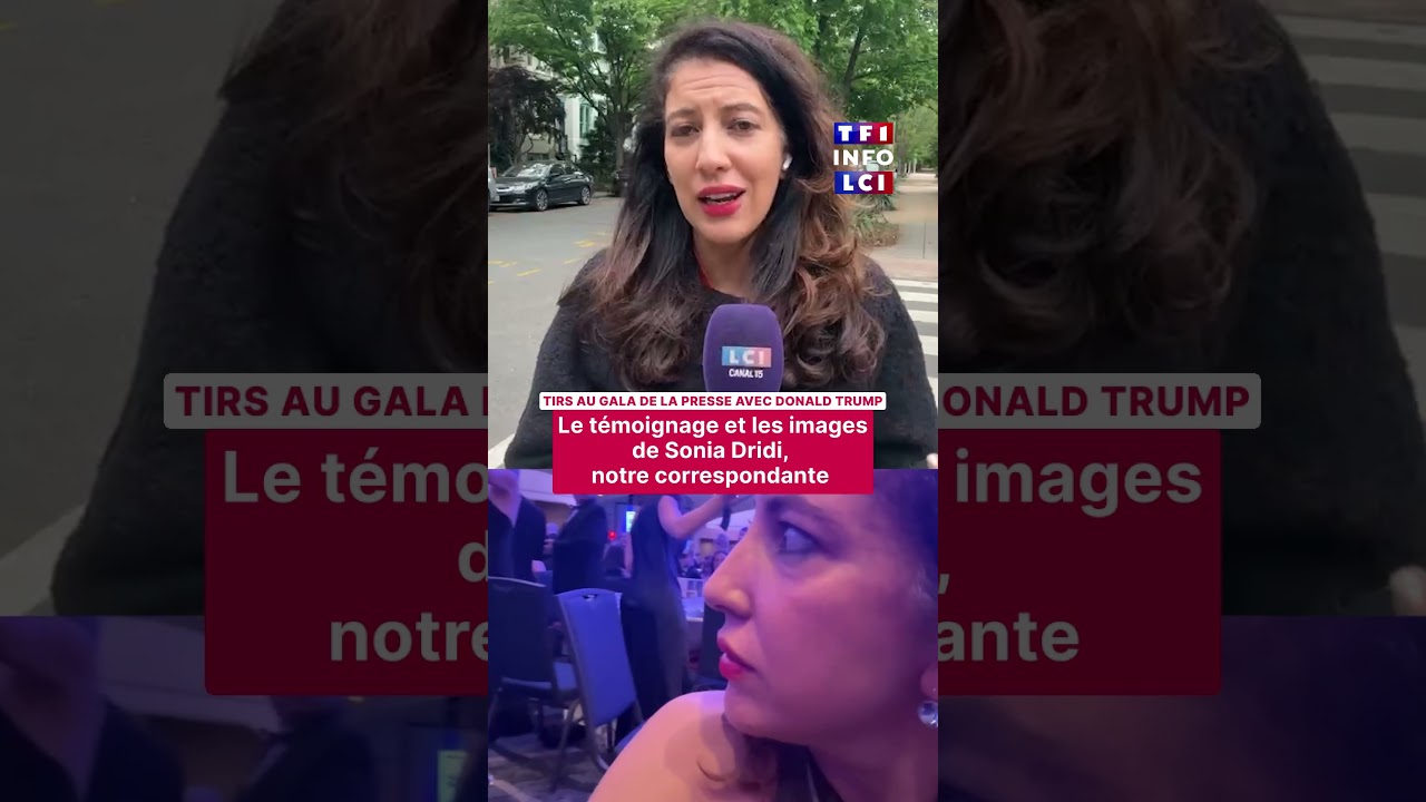 Tirs lors du gala de la presse avec Donald Trump : notre correspondante témoigne｜TF1 INFO