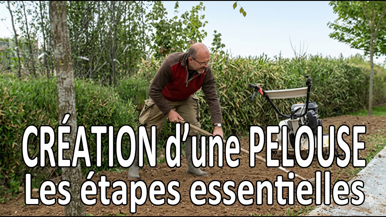 RÉUSSIR son SEMIS de GAZON : TOUTES les ÉTAPES pour une PELOUSE PARFAITE