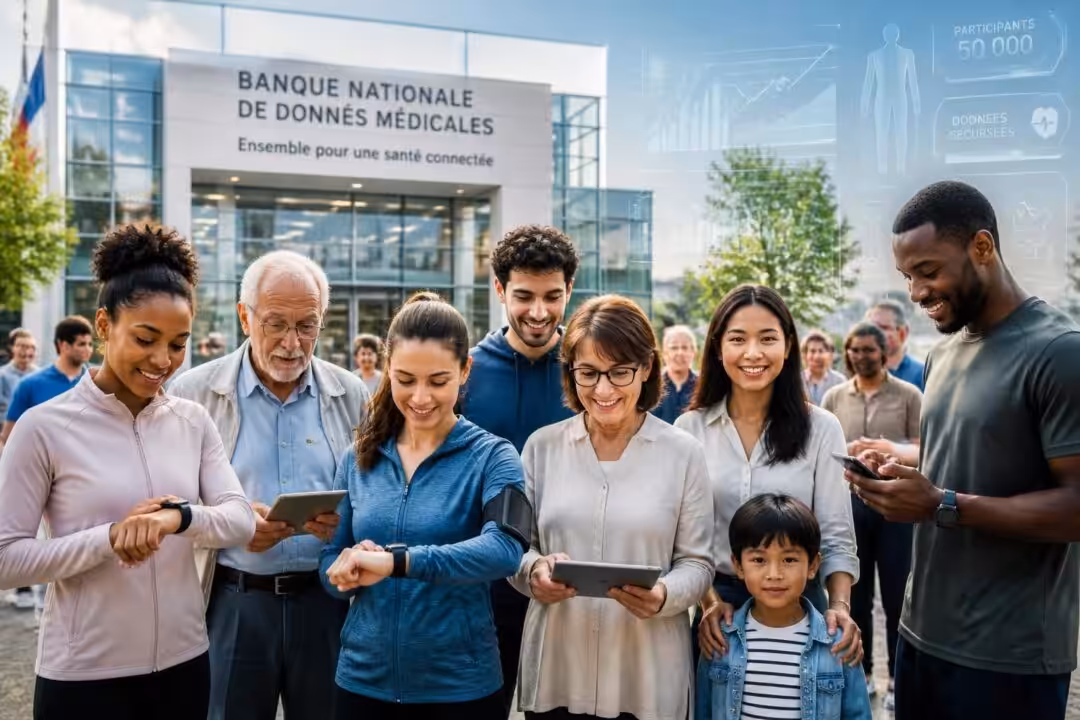 la banque nationale de données médicales lance une campagne mobilisant 50 000 volontaires d'ici 2030 afin de renforcer la surveillance sanitaire et améliorer la santé publique.