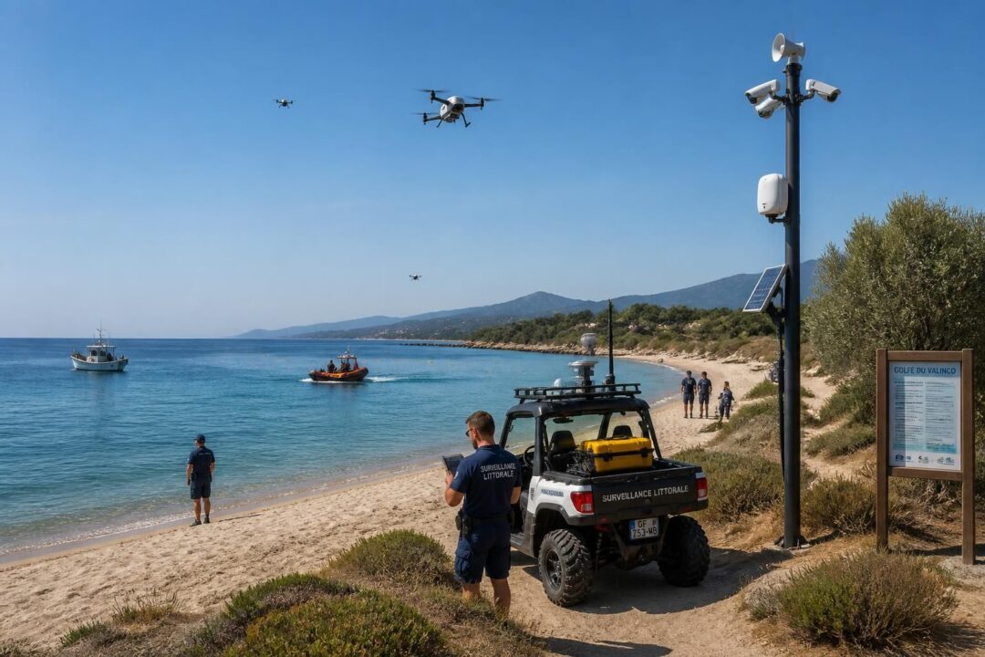 améliorez la sécurité et la gestion des plages et du littoral du golfe du valinco grâce à des solutions avancées d’optimisation de la surveillance.
