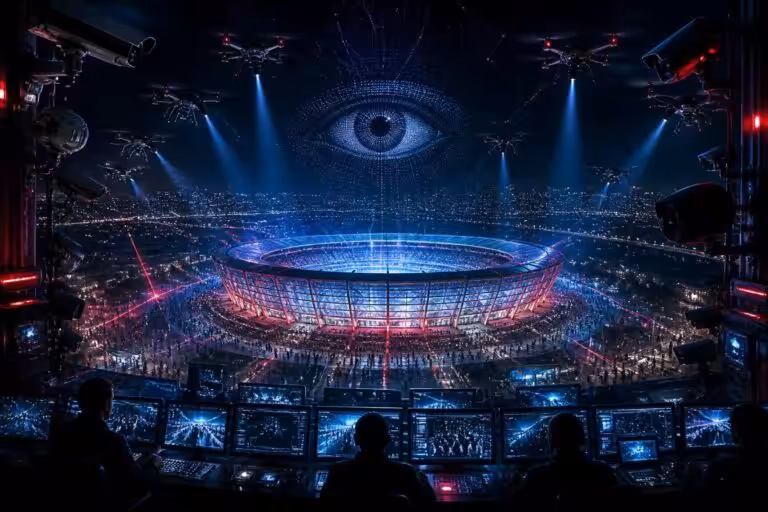 découvrez comment big brother déploie une infrastructure de surveillance ultramoderne lors du mondial 2026, dévoilant un contrôle invisible et omniprésent.